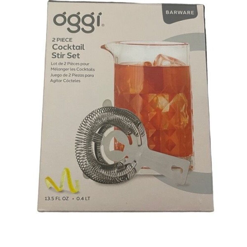 Oggi COCKTAIL 2 PIECE STIR SET